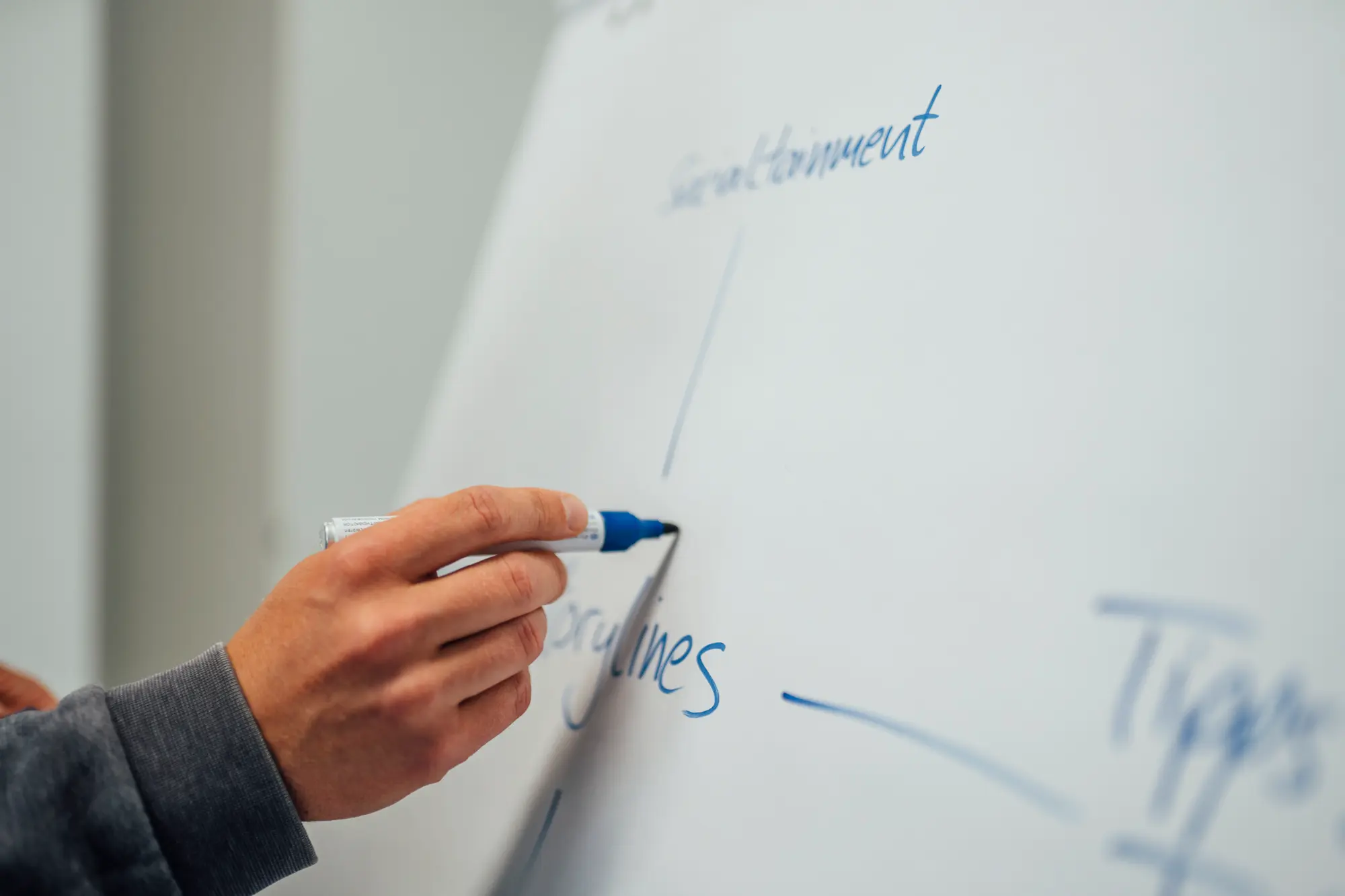 Arbeitsplatz zur Planung einer Softwareintegration in der Immobilienverwaltung